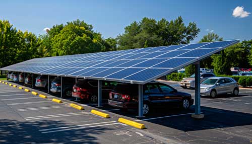 Solarcarport in Aichhalden
